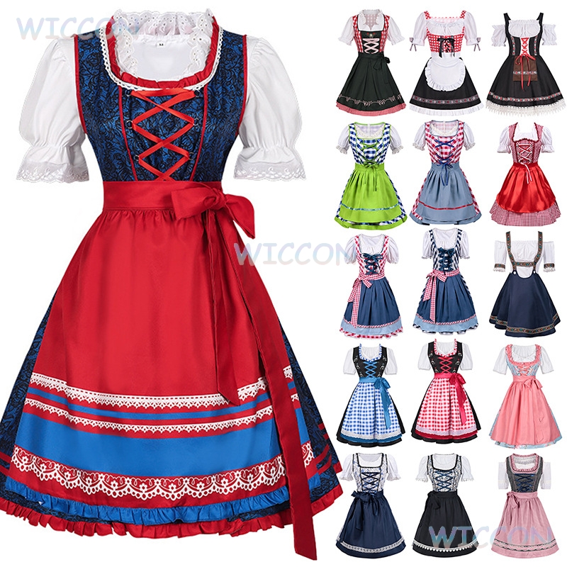 Anime Cosplay Plus Size - 2025 Nieuwe Oktoberfest Dirndl Jurk Plus