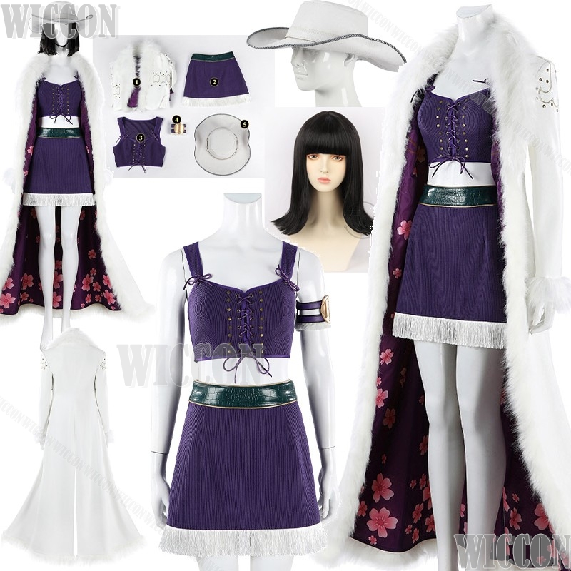 Cosplay Anime Black Hair - Nico Anime Film Robin cosplay kostuum