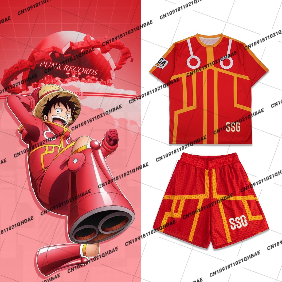 Anime Cosplay Anime - Nieuwe Egghead Island Monkey D. Luffy