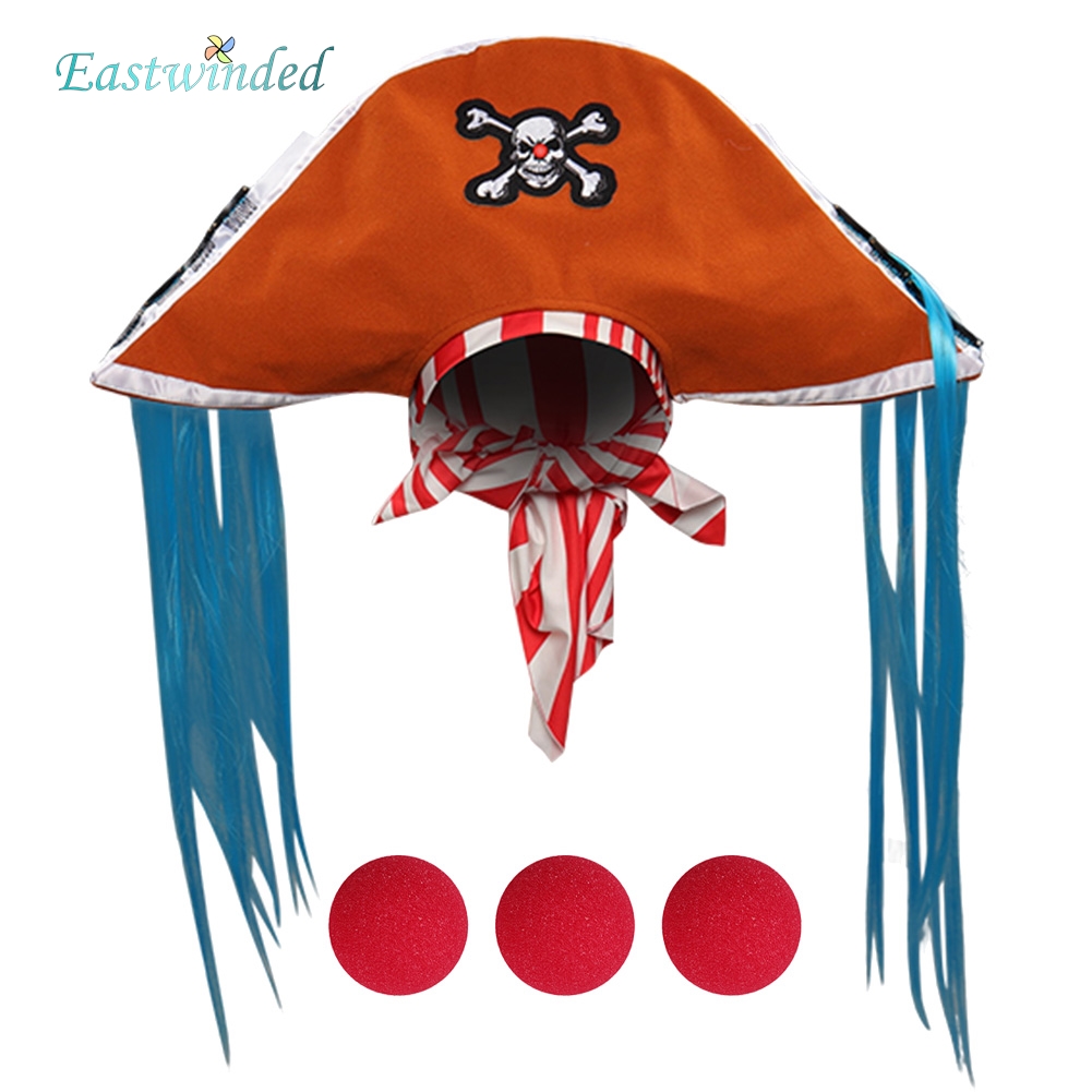 Anime Cosplay Kid - Kids Anime Piraat Cosplay Hoed Rode
