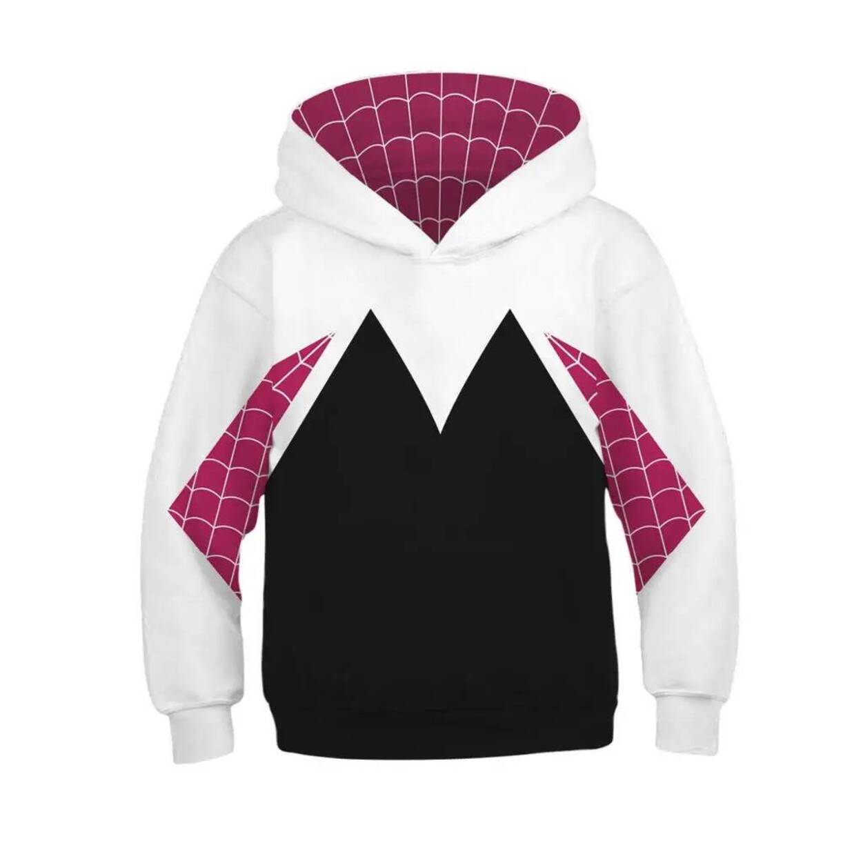 Anime Cosplay Kid - Kinderen Gwen Stacy Cosplay Kostuums Hoodie