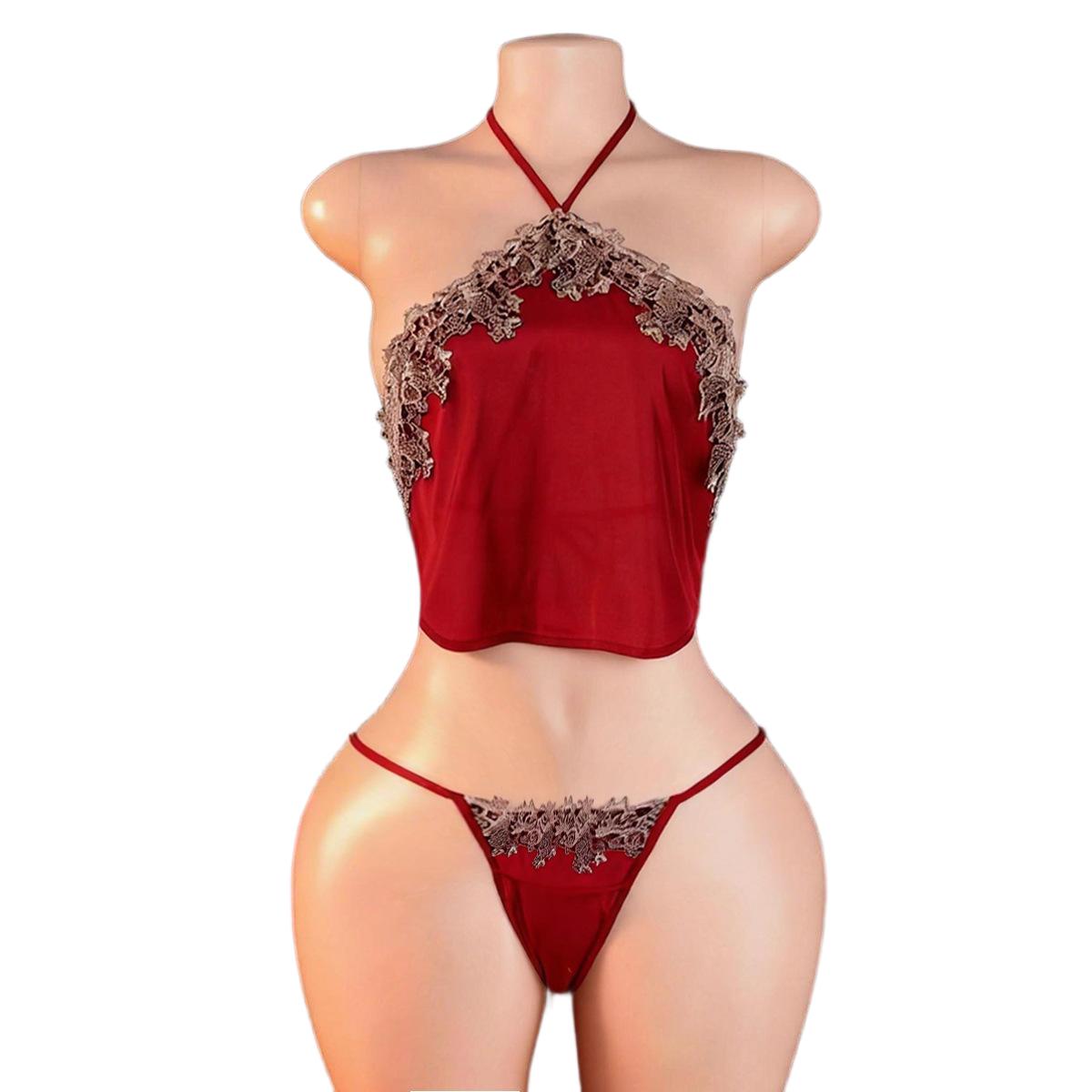 Anime Cosplay Anime - Court Red Bellyband met Panty Sling
