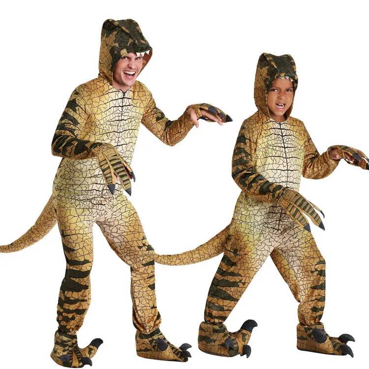 Anime Cosplay Kid - Dinosaurus Tyrannosaurus Kinderkostuums Volwassen Jongens Halloween