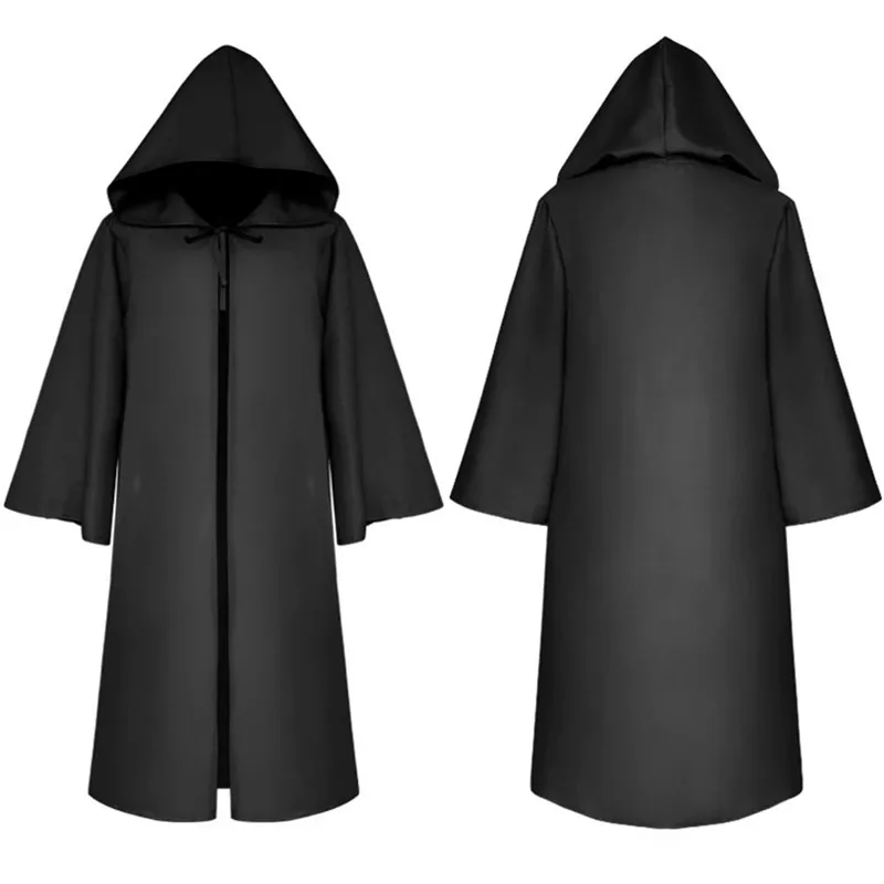 Anime Cosplay Kid - Heks lang shirt met capuchon zwart