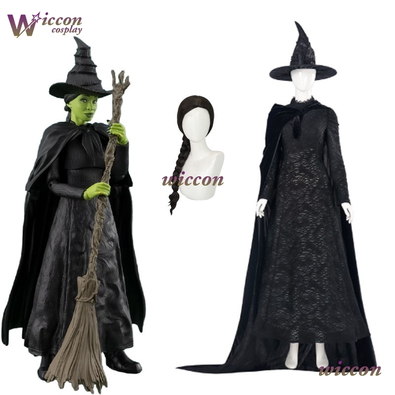 Anime Cosplay Kid - YesoK Film Wicked Elphaba Cosplay Kostuum