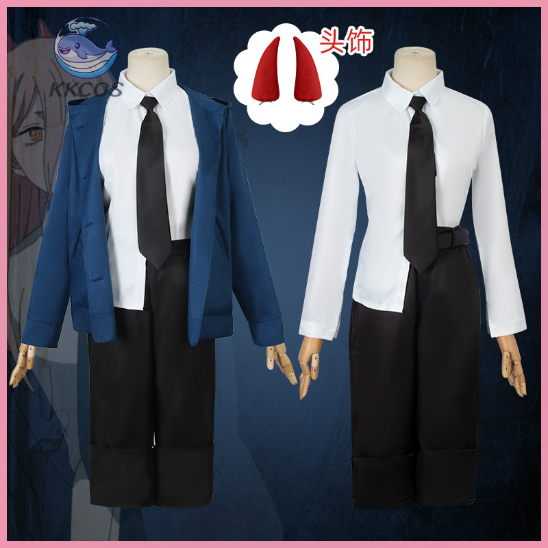 Chainsaw Man Cosplay - Anime Chainsaw Man Power Cosplay Kostuum