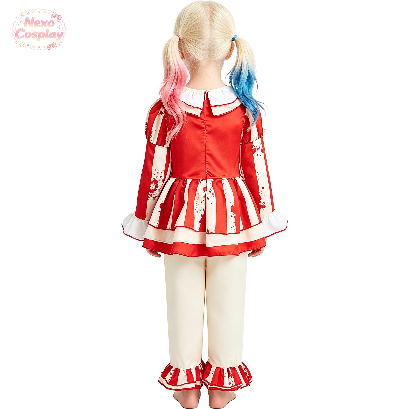 Kinderen Rood Wit Gestreept Ho - Anime Cosplay Kid recensie en prijs