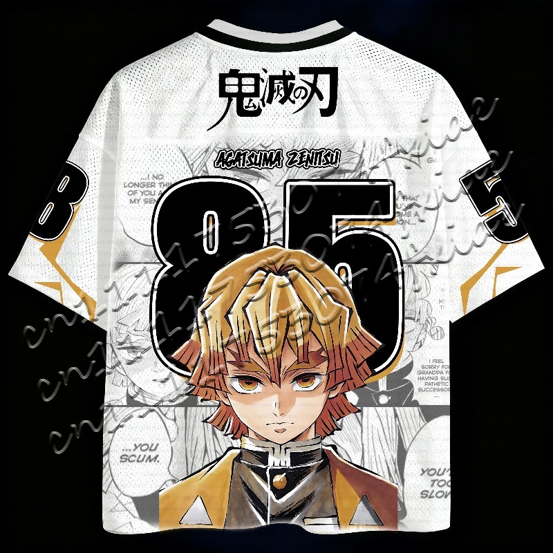 Nieuwe Demon Slayer Agatsuma Z - Cosplay Anime Zenitsu recensie en prijs