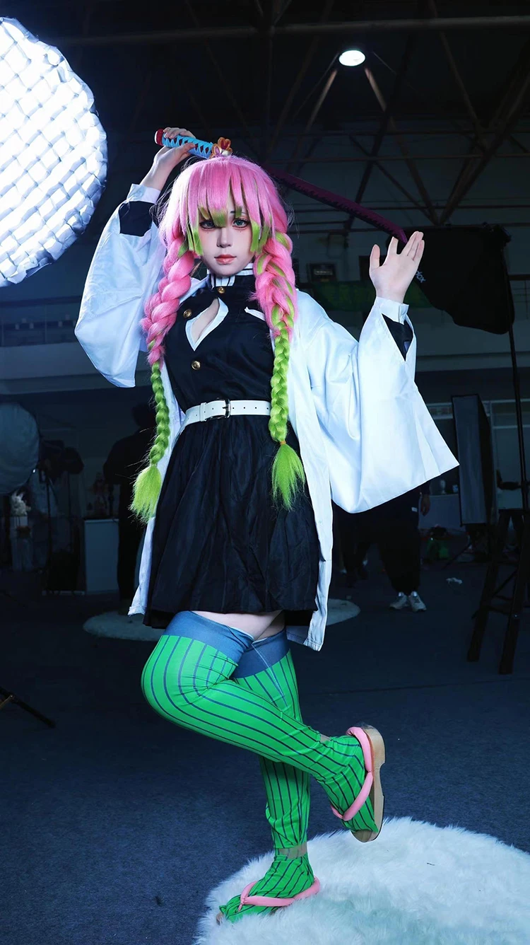 Anime Kanroji Mitsuri Cosplay  - Anime Cosplay Kid recensie en prijs