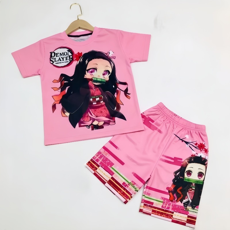 Demon Slayer Kids T-shirt Shor - Cosplay Anime Zenitsu recensie en prijs