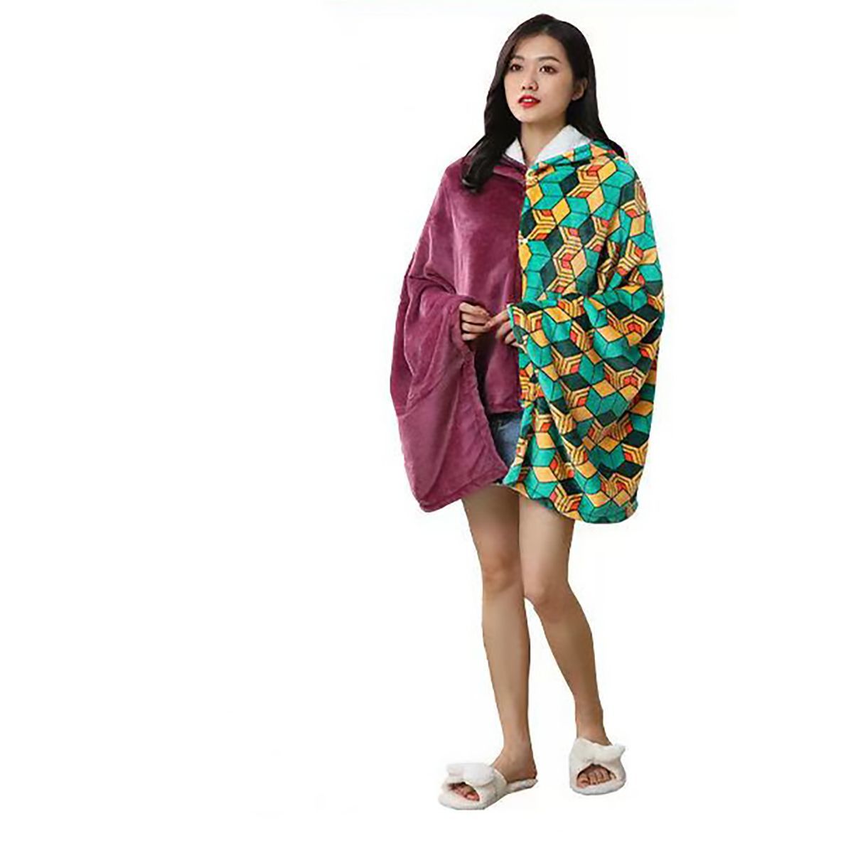 Anime Flanellen Dekbed Hoodie  - Cosplay Anime Zenitsu recensie en prijs