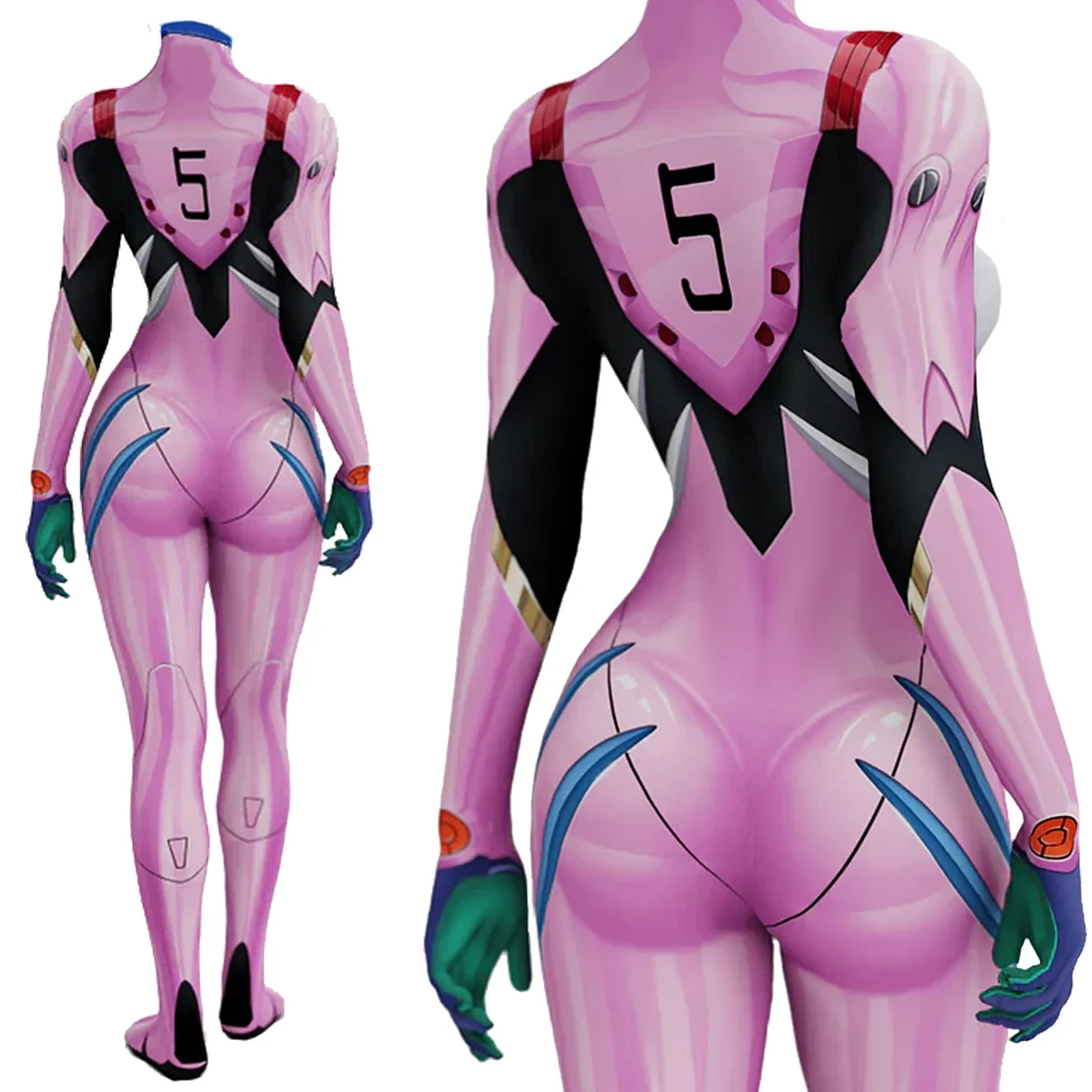 Anime EVA 05 Makinami Cosplay  - Anime Cosplay Girls recensie en prijs