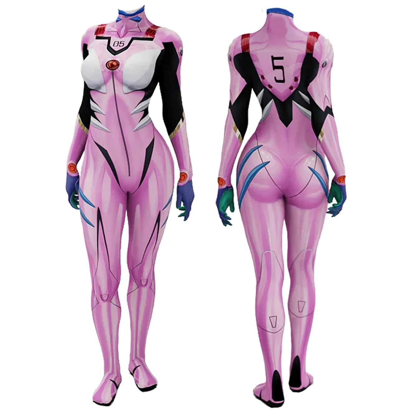 Anime EVA 05 Makinami Cosplay  - Anime Cosplay Girls recensie en prijs