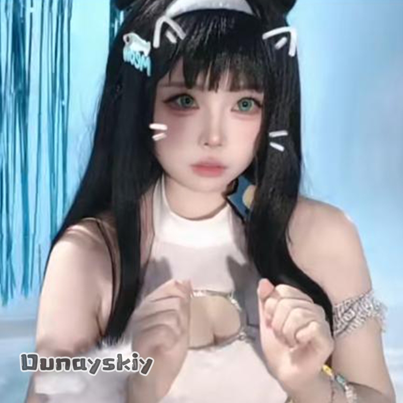 CR817GODDESSS Anime VICTORYRY  - Cosplay Anime Black Hair recensie en prijs
