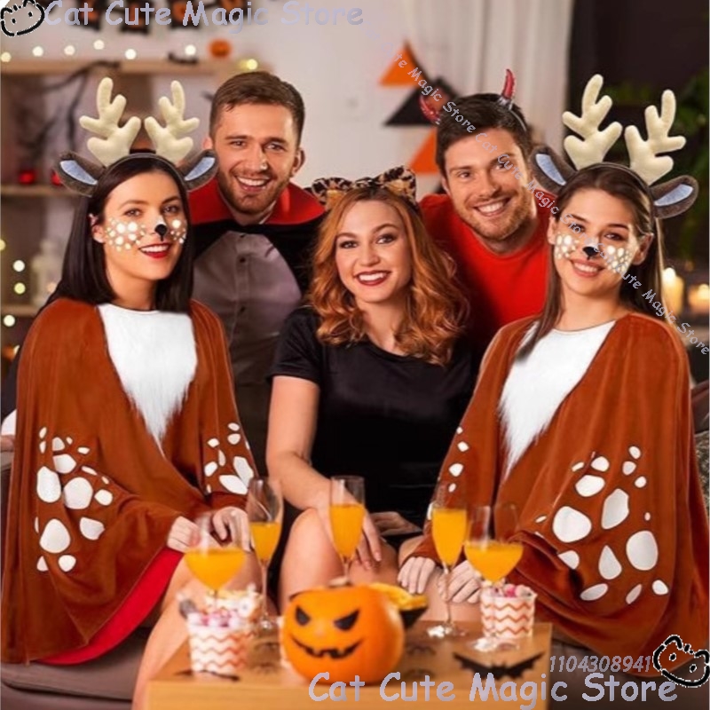 2025 Kerst Jungle elandenmante - Anime Cosplay Event 2025 recensie en prijs