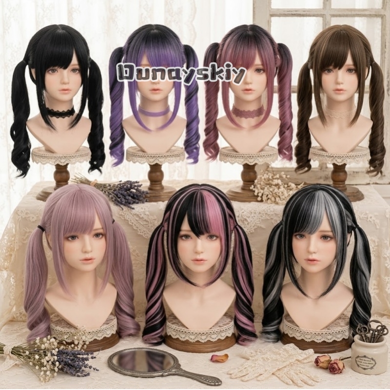 Cosplay Jirai Kei Halloween Pa - Cosplay Anime Black Hair recensie en prijs