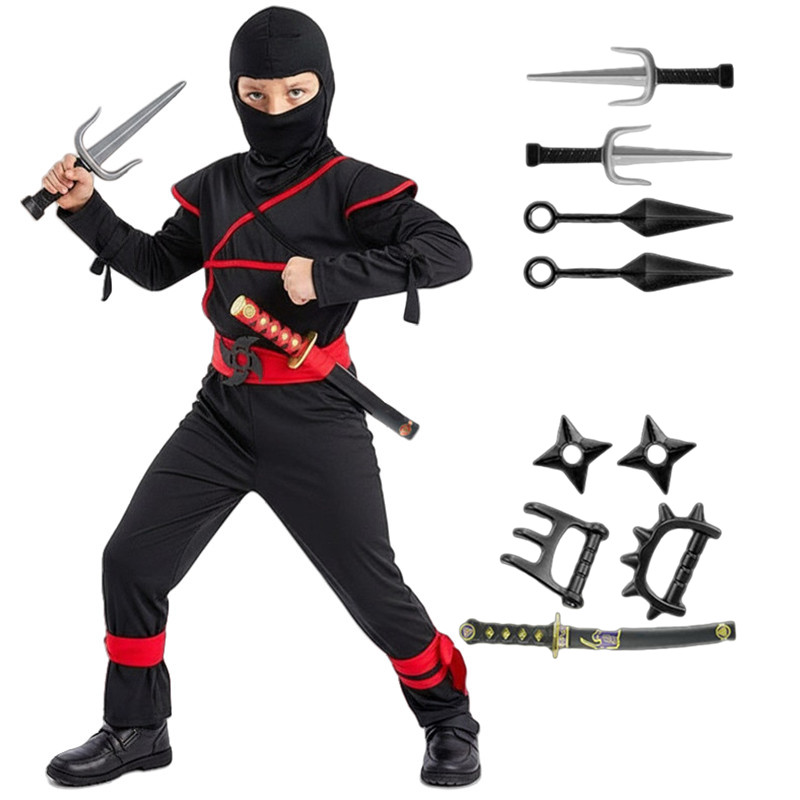 Japans Samurai-kostuum voor ki - Anime Cosplay Kid recensie en prijs