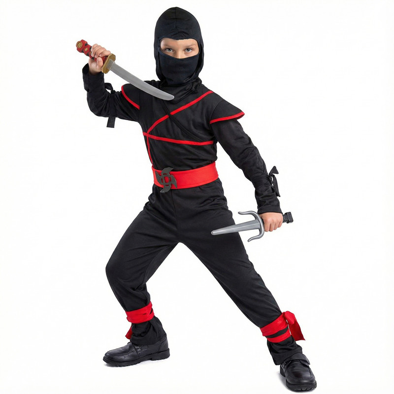 Japans Samurai-kostuum voor ki - Anime Cosplay Kid recensie en prijs